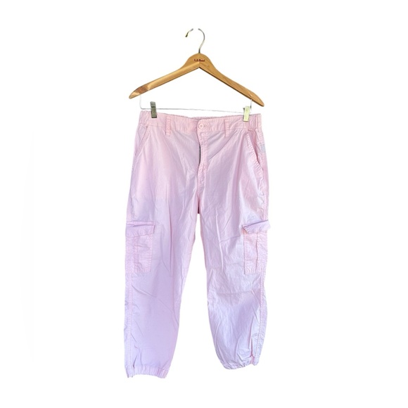 Sanctuary Pants - Sanctuary Women’s Light Pink Cargo Pants Size Large